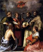 Andrea del Sarto Disputation on the Trinity Sweden oil painting artist